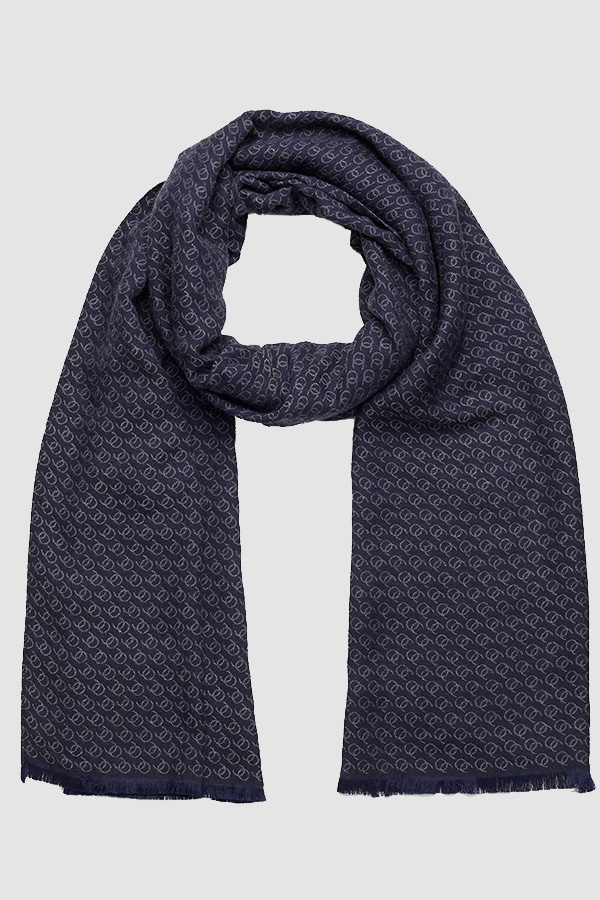 MEN'S SCARF BUGATTI - 390 BLUE